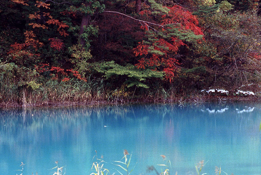 秋の五色沼
